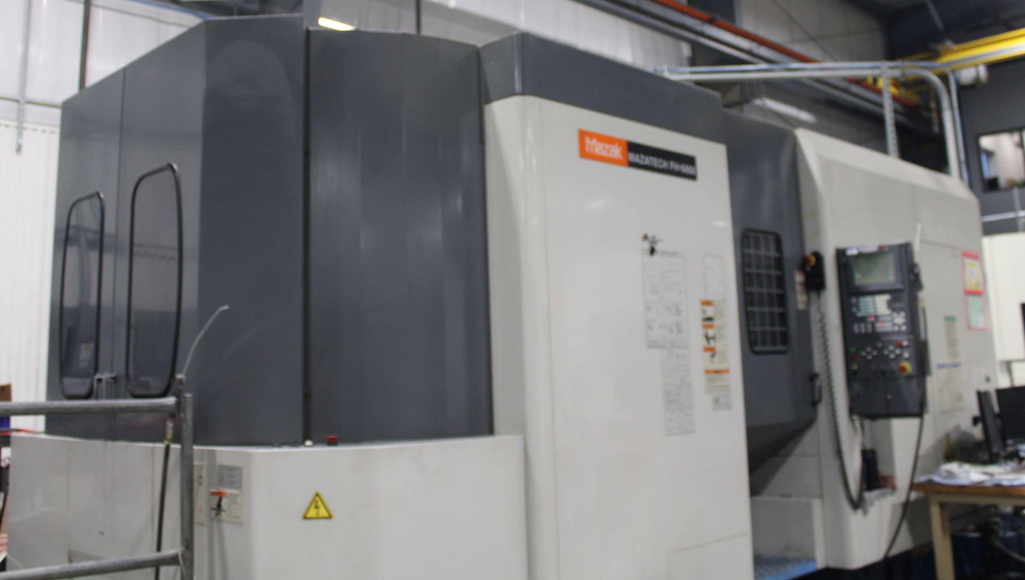 Large CNC Machining Department Mazak 3 machine